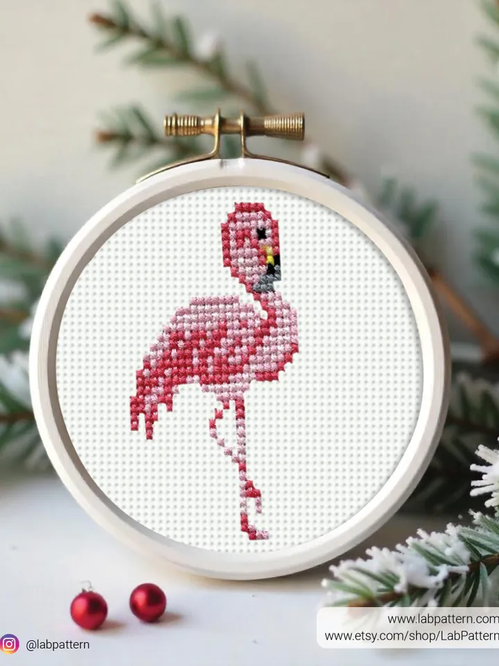 Bundle mini Birds 5 Cross stitch patterns, contemporary, Abstract, 3 inches, beginner, Tiny, modern chart, gift DIY, embroidery, instant PDF