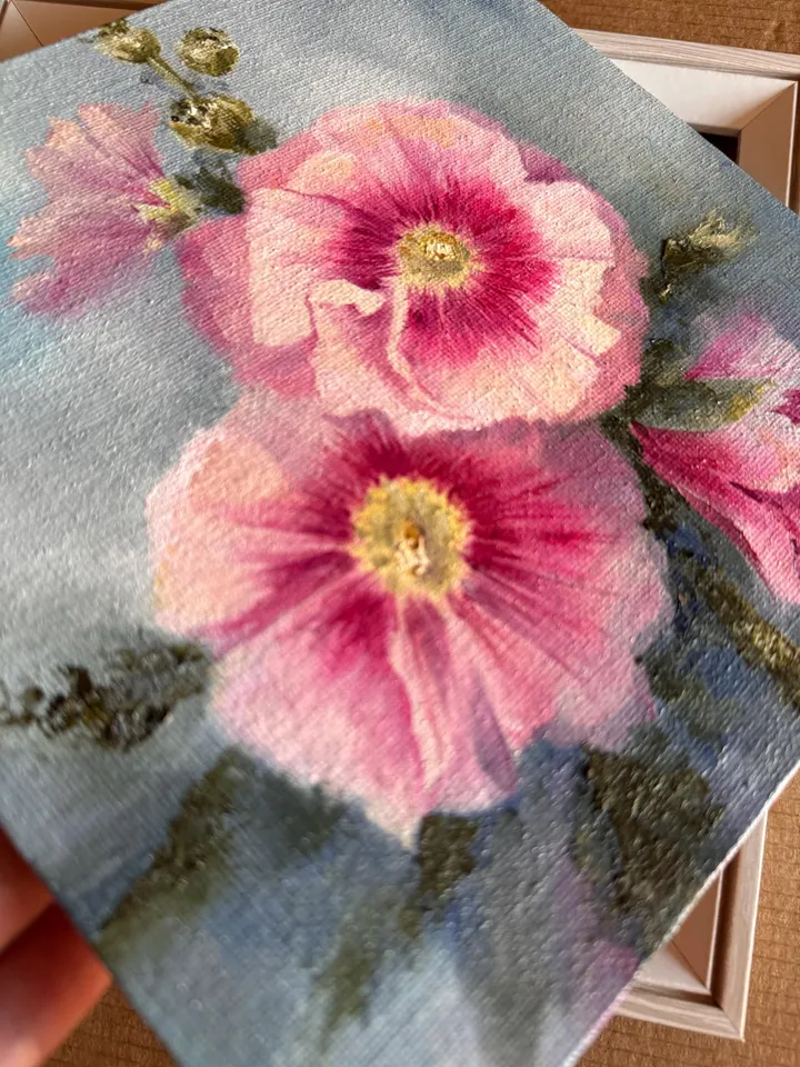 Flowers Original Painting Floral Oil Wall Art