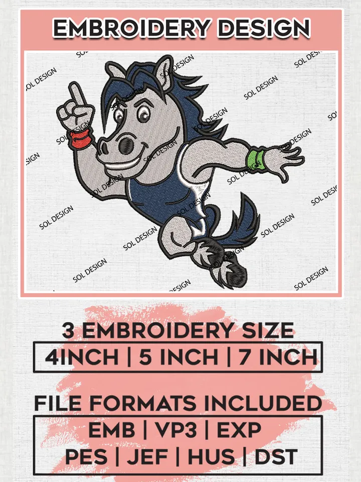 NCAA Longwood Lancers Team Funny Mascot Logo Embroidery Design Files, NCAA Longwood Lancers Machine Embroidery, NCAA Teams, 3 sizes, NCAA Machine embroidery designs, Digital Download