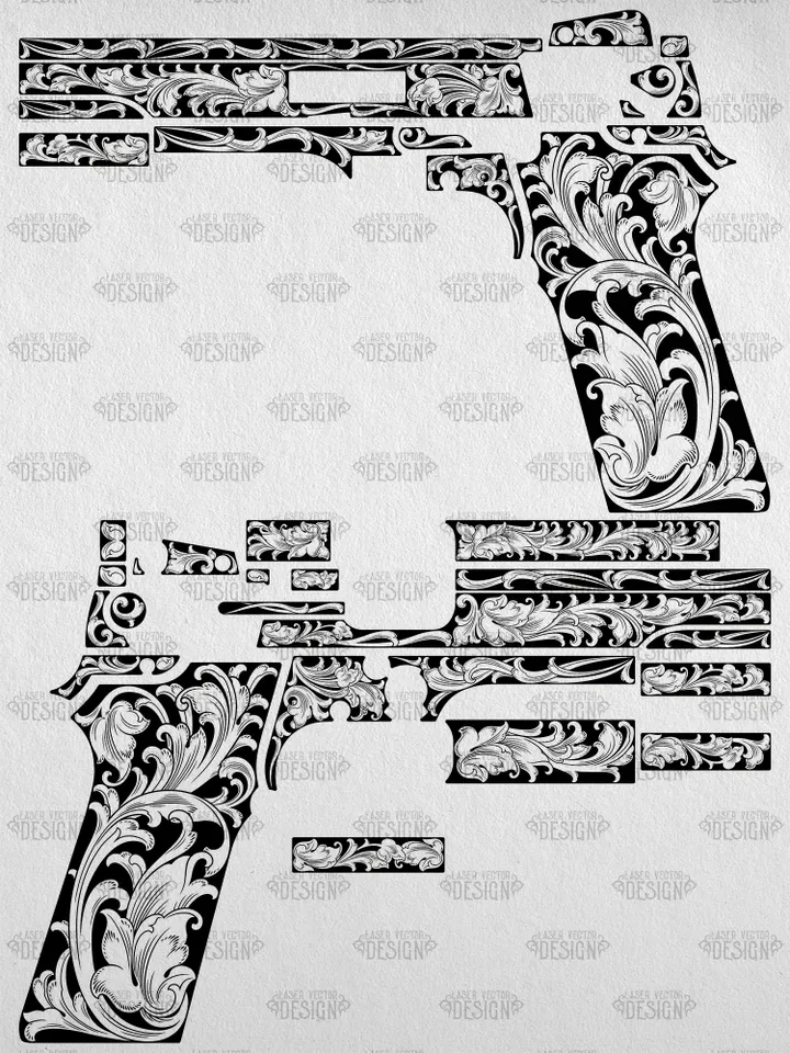 VECTOR DESIGN Smith & Wesson 4506-1 Scrollwork
