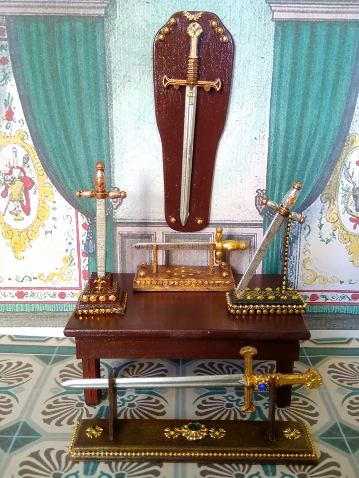 Dollhouse weapons. Collection weapon. Museum exhibit.1:12 scale.