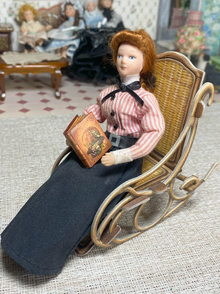Book for a doll. 1:12. Book for a dollhouse. Handmade.
