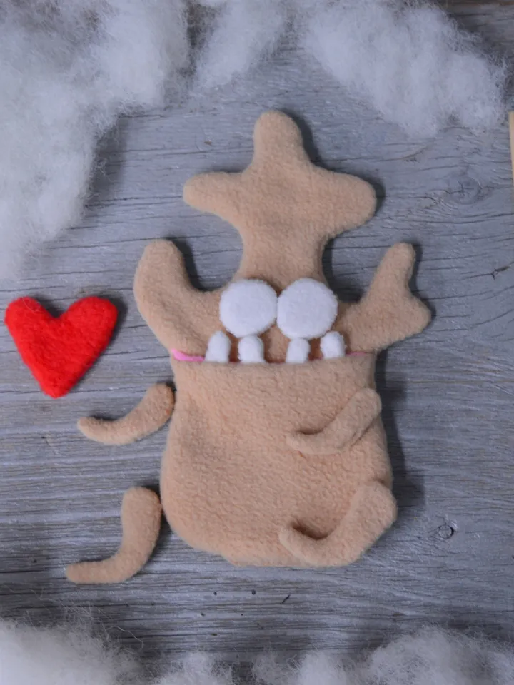 PDF Ginger Plush Toy Pattern – Beginner-Friendly Fleece Softie