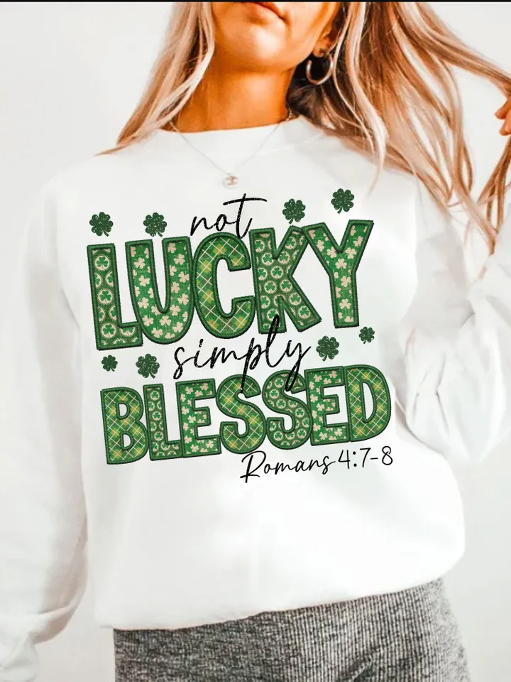 Not lucky simply Blessed Roman 4:7-8 png,Bible Verses png,patrick doodles png,Leopard Print Saint Patrick Day png,Jesus St. Pattys Day png