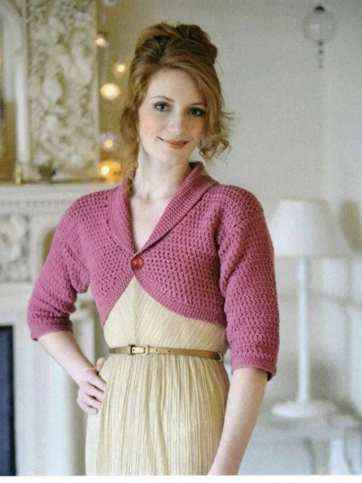 Bolero crochet pattern, cardigan crochet pattern, women ladies top, summer bolero., pdf instant download
