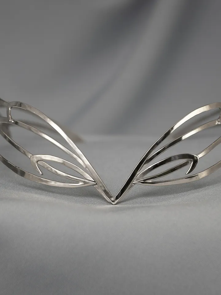 Jewelry for modern elves and fairies Elven style diadem bridal tiara art nouveau circlet Fantasy Fairy Wedding Veronika