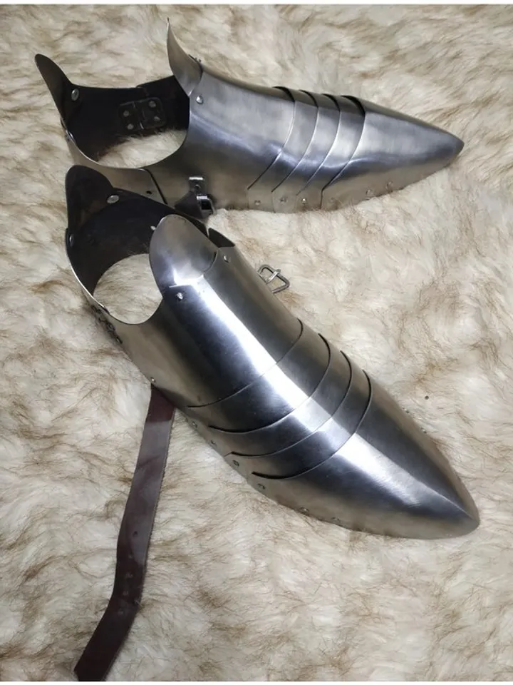 Steel Sabatons - armor for reenactors - hand forged armor - custom made - HEMA