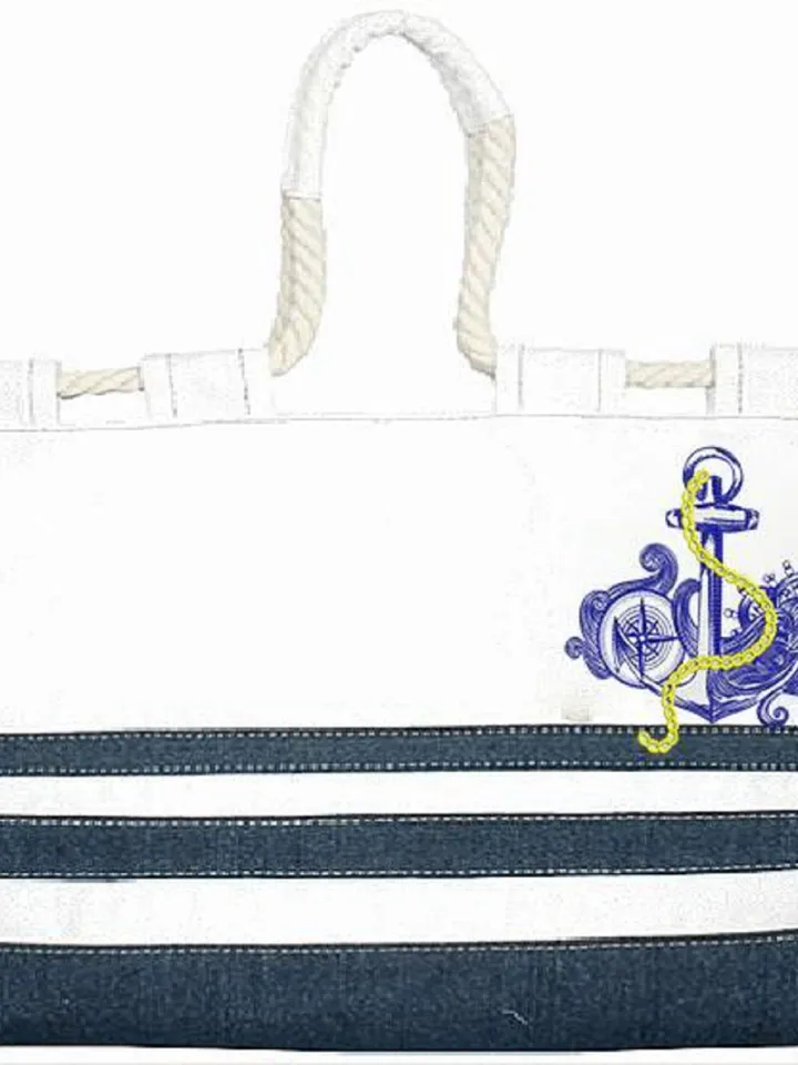 Anchor redwork Machine Embroidery Design