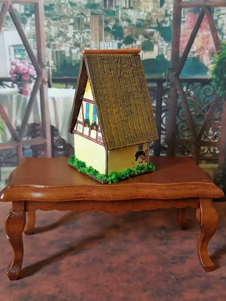 Doll lodge.Dollhouse. A toy for a doll.1:12 scale.