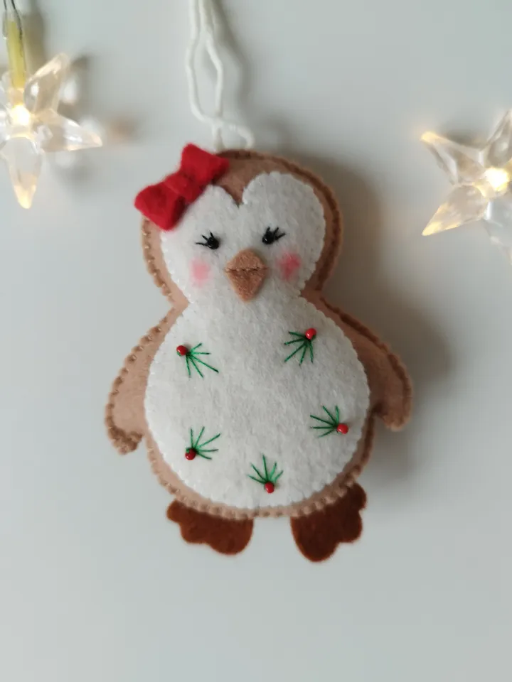 Felt christmas ornaments, Christmas tree ornaments, Christmas tree decorations, felt ornaments