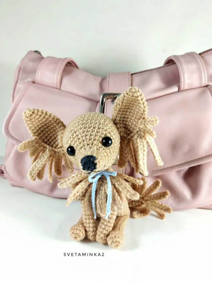 Chihuahua Crochet Pattern Amigurumi Dog. Digital Download. PDF.