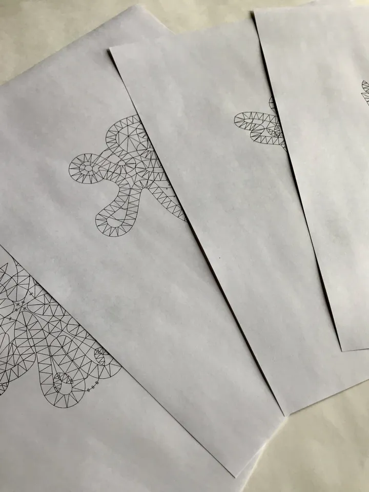 Bobbin lace Angel Pattern Bundle 5 PDF printable patterns