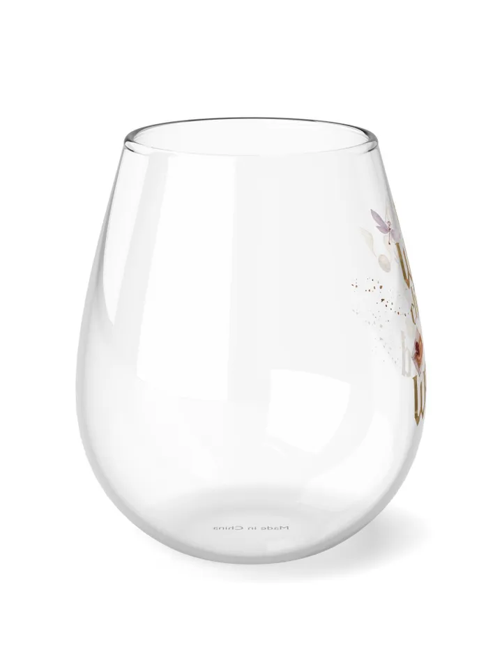 Stemless Wine Glass, wizarding world gift glass, the wine choses the wizard, Wizarding World inspired glass, Magical Gift, 11 75oz