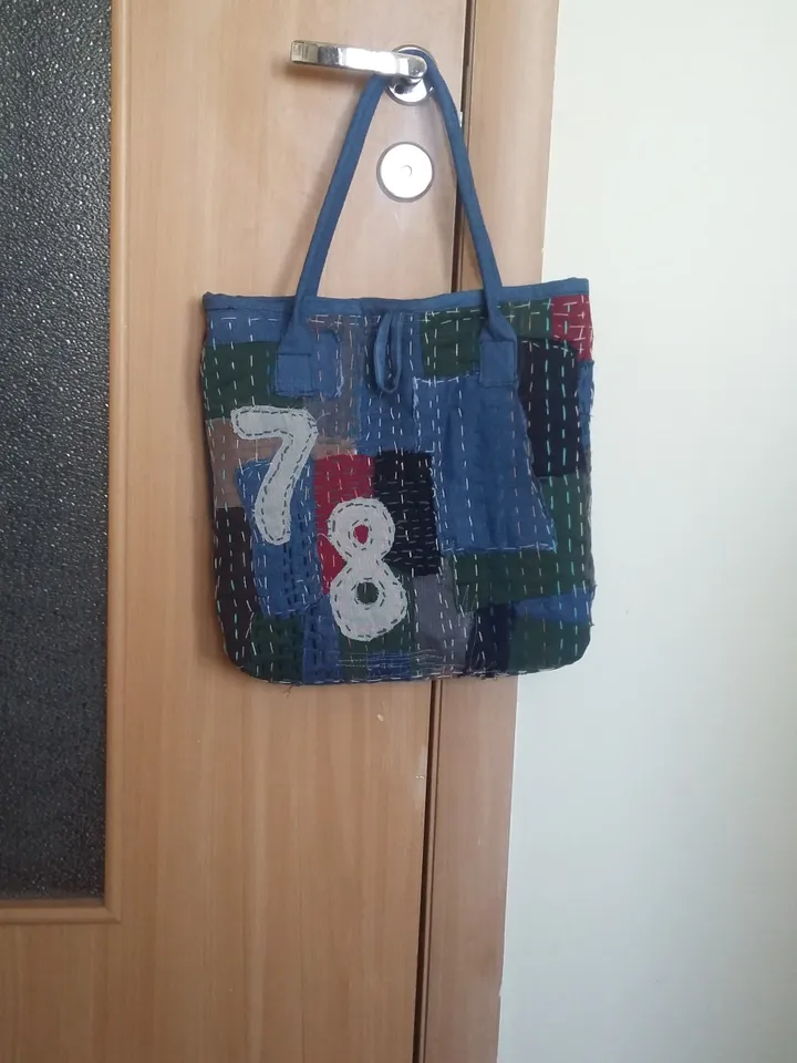 Stylish HANDMADE Boro bag Boho bag Patchwork STYLE and lined