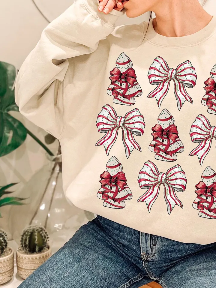 Coquette Christmas Tree Cake Png, Christmas Bow Png, Christmas Tree Cake Bow Png, Retro Holiday Png, Merry Christmas Png,Girly Christmas Png