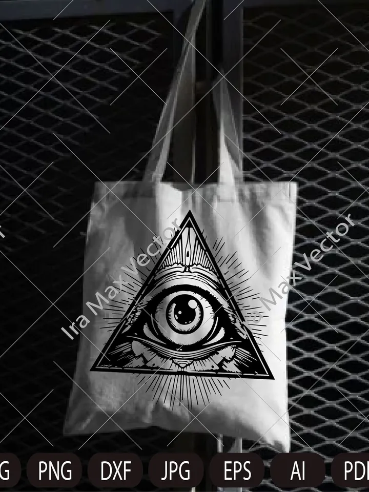 Illuminati SVG ,All Seeing Eye SVG, Masonic Svg,Freemasons, Freemasonry Svg  ,eye in pyramid, Clipart,eye PNG, eye Silhouette , eye Cut File