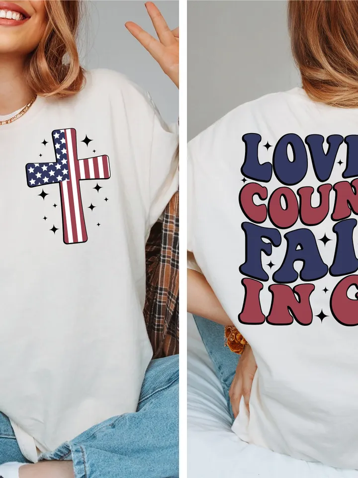 Love of Country faith in God SVG, Christian 4th of July svg, american flag svg Patriotic SVG Memorial Day SVG, America Svg,Independence Day