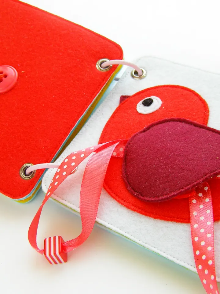 Mini quiet book, my first book COLORS