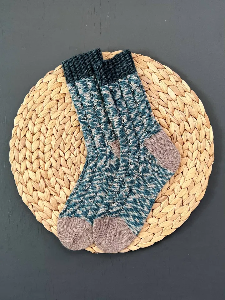 Handmade womens socks | Warm knitted accessory