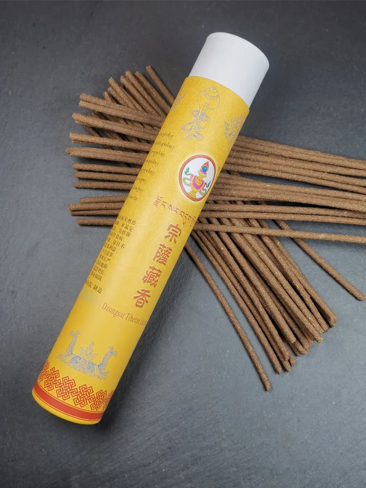 Traditional Tibetan Incense Sticks From Derge Dsongzar Hospital,For Buddha-worship,Purifying,Relaxation and Meditation,45 Sticks