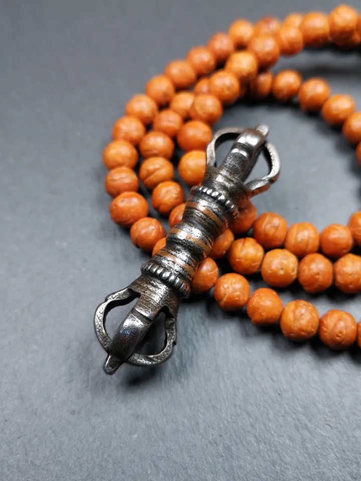 Vintage Tibetan Ritual Implement by Gandhanra - Five-Pronged Vajra Dorje of Vajrayana Buddhism - Made of Cold Iron