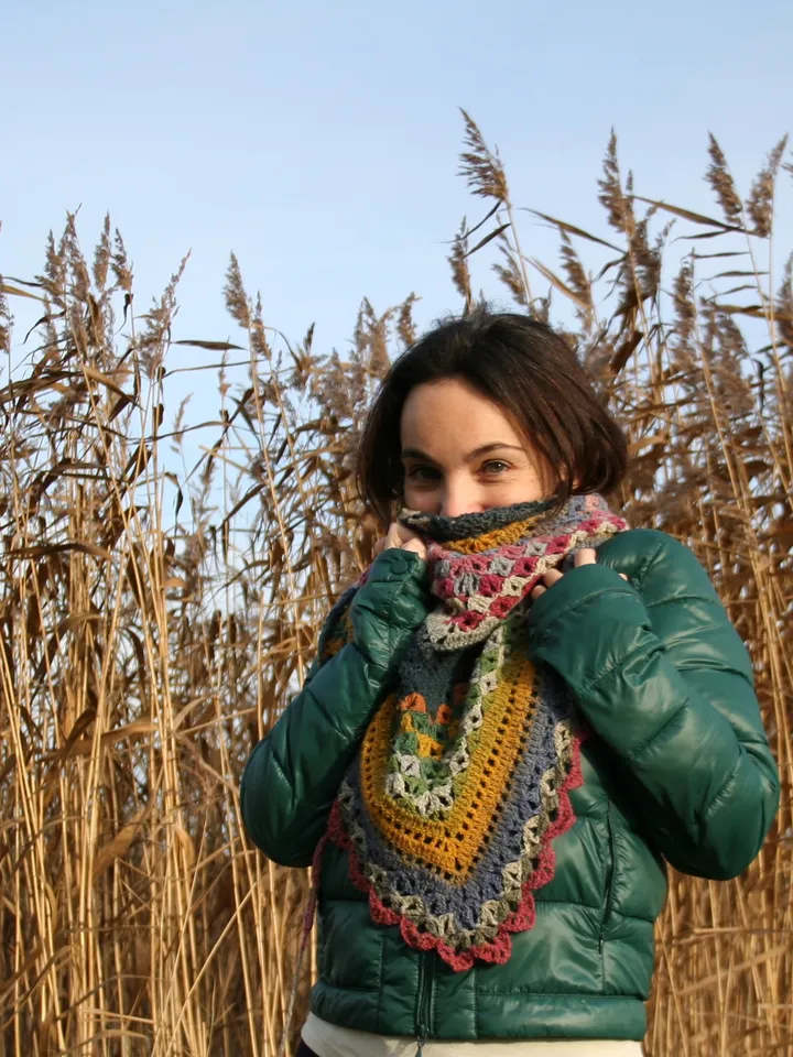 Crochet Pattern Shawl Village Fair PDF