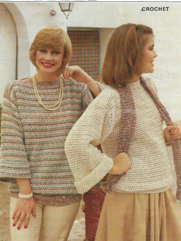 Sweater pattern, mesh summer simple sweater pattern pdf, lace sweater crochet pattern, instant download
