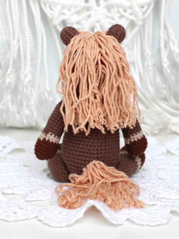 Horse crochet pattern pdf Amigurumi toy horse Farm Animal toy