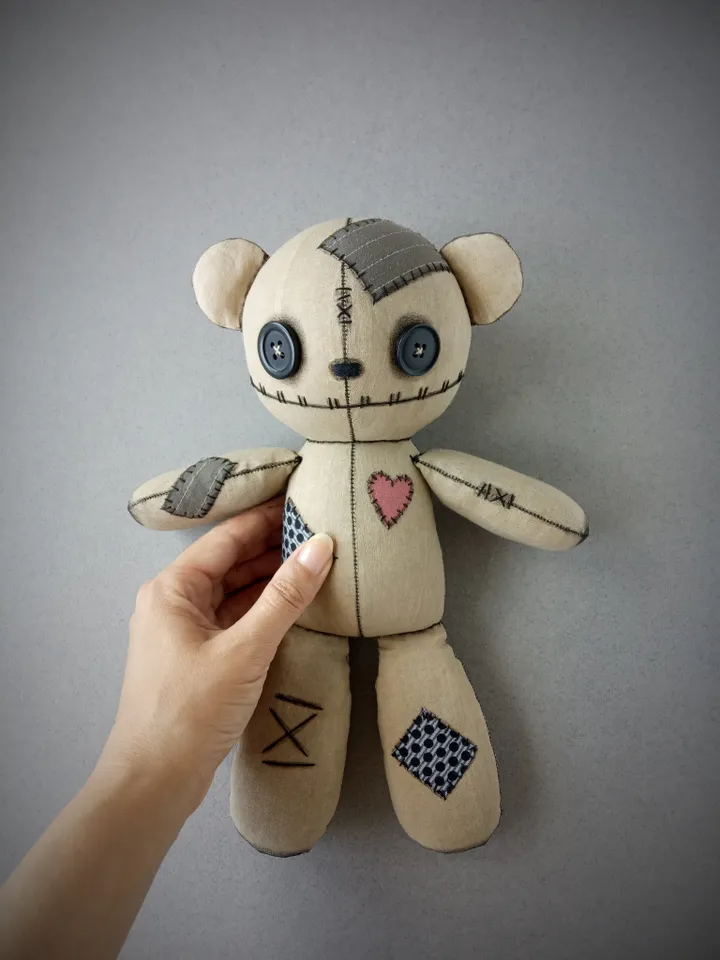 Handmade Spooky Cute Bear