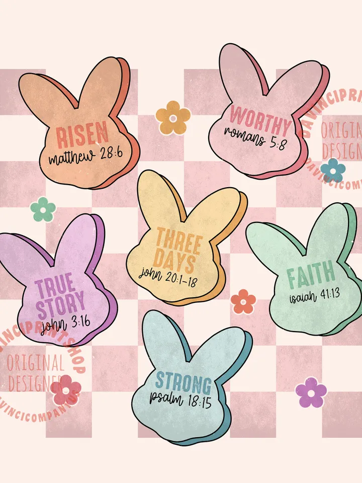 2 files, Easter Bunny Candy png, Bunny Christian png, Easter png, Easter bunny png, Easter Christian Sublimation, Christian png, bunny, png