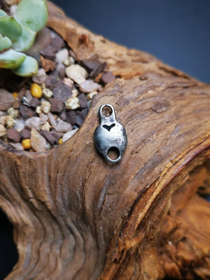 Gandhanra Handmade Mala Counter, Mala Pendant Connecting Ring, Prayer Beads Accessories,Made of Cold Iron