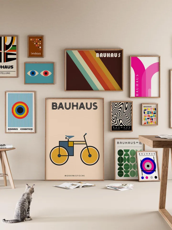 2000+ Bauhaus Wall Art Poster Bundle Bauhaus Art Collection Modernist Geometric Prints Mid Century Decor Digital Download Exhibition Prints
