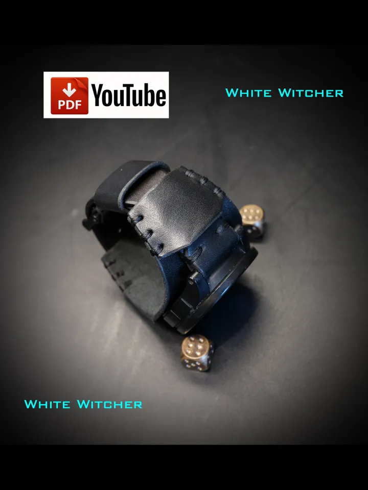 Watch strap - pdf leather pattern.OTH26