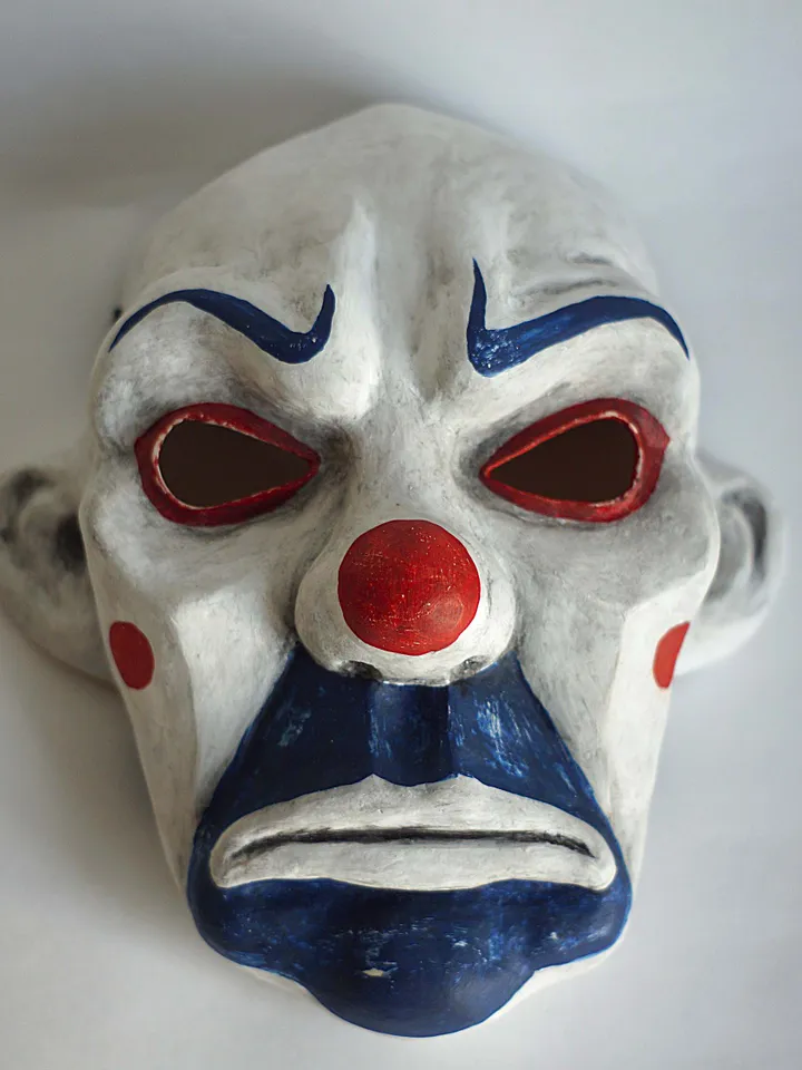 Joker Clown mask Batman The Dark Knight Adult Joker Resin Clown Mask