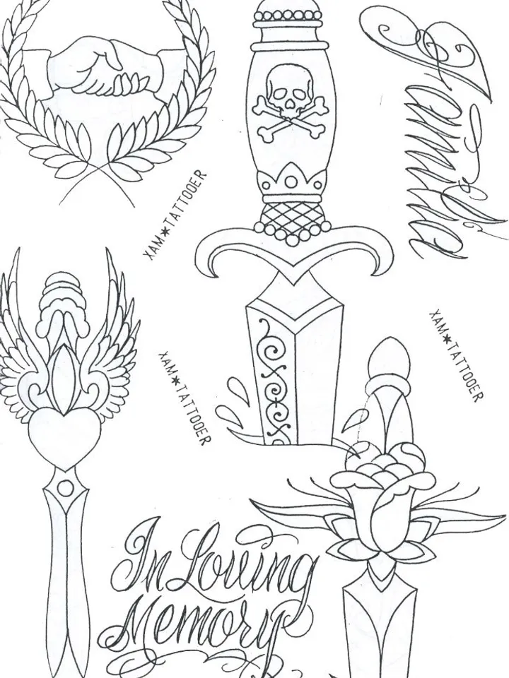 Xam Tattooer - Sketchbook Volume 1