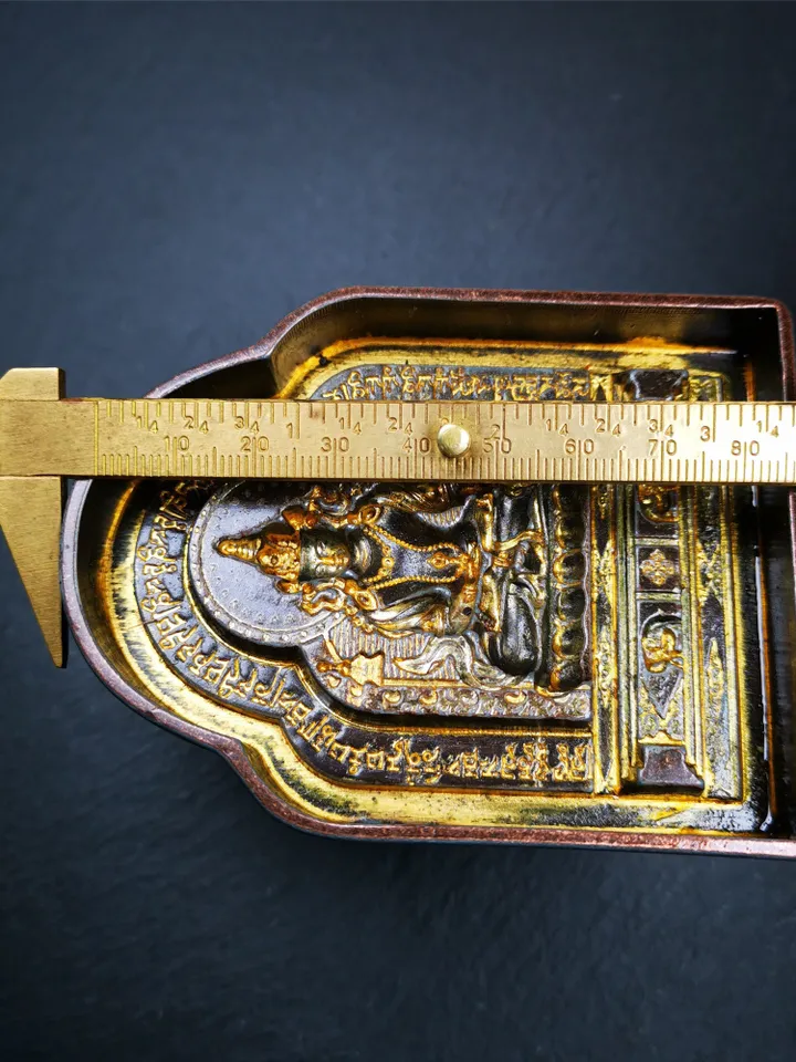 Gandhanra Handmade Tibetan Buddha Statue Mold,Akshobhya Tsa Tsa,Copper Mould For Making Clay Buddha Statue,Tsha Tsha