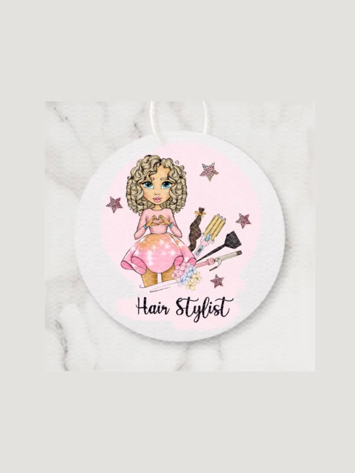 Amazing Makeup Stylist Logo, Salon Logo, Beauty Cartoon Girl Logo, Mua Logo