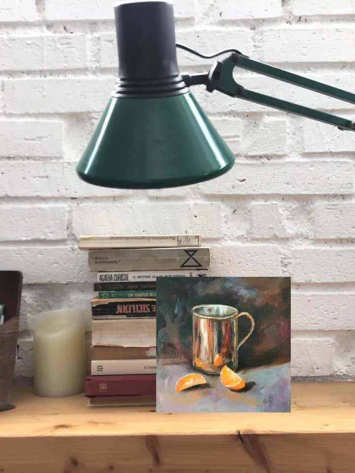 Original Still Life Food Oil Painting