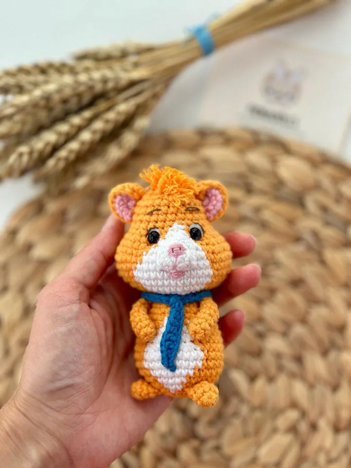 Crochet pattern hamster - Amigurumi pattern pet toy - Pdf English tutorial