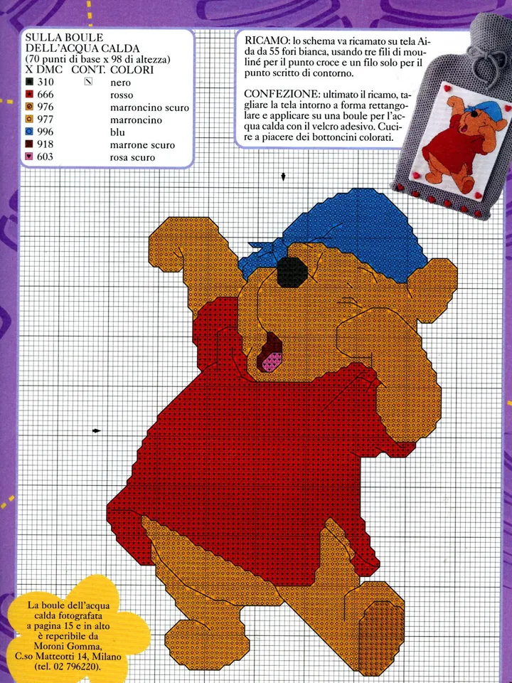 Winnie Pooh and Friends Cross Stitch Pattern Digital Download PDF