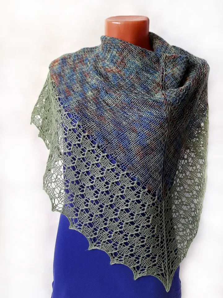 Visit Shawl Knitting Pattern PDF