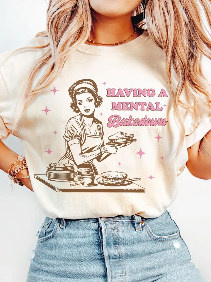 Having a Mental Bake Down SVG,Retro mama png,Sarcastic Mama Design,Sour Dough,Funny Mom Png,Tired Moms Club PNG,Mama Png,Mothers Day Png