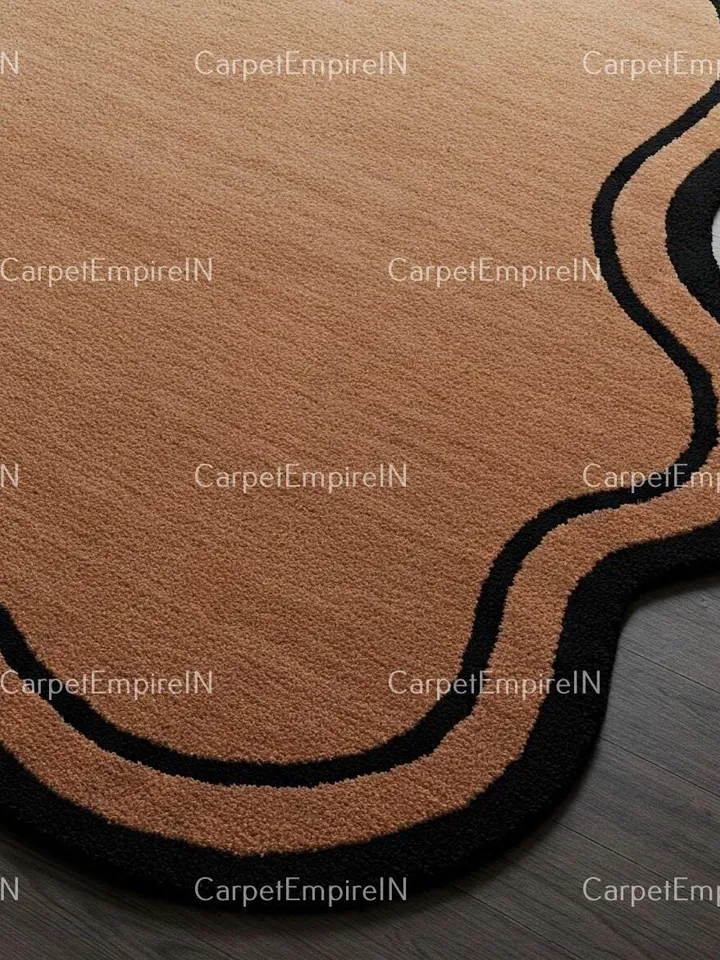 Irregular Shaped Rug | Hand-Tufted, Handmade Layerd rug, rugs for living room, Kids rug, Custom rug, bedroom rug, 4x6,5x8,8x10,9x12,10x14..