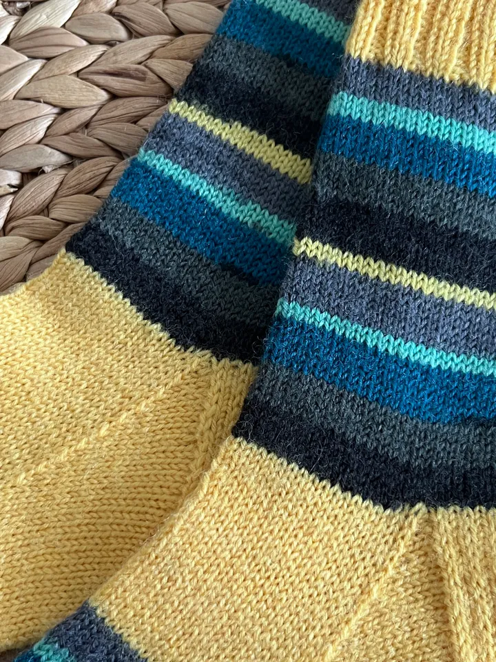 Handmade womens socks | Warm knitted accessory
