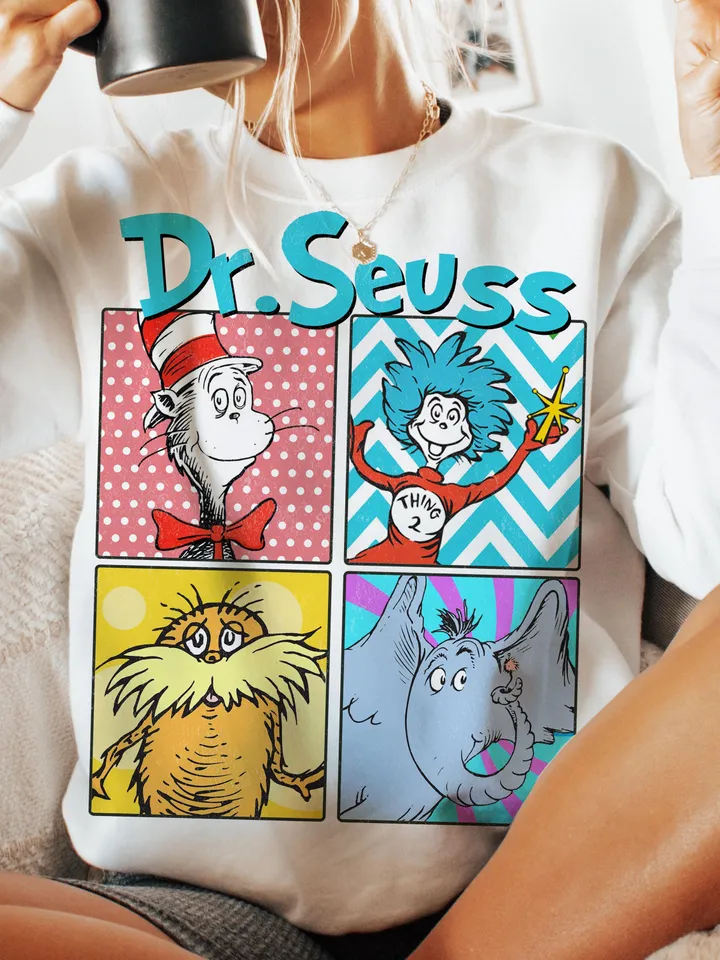 Read Across America Day png, One fish two fish, Dr.susse Png, Red fish blue fish, Reading Day png, Teacher gift png, Toddler seuss shirt png