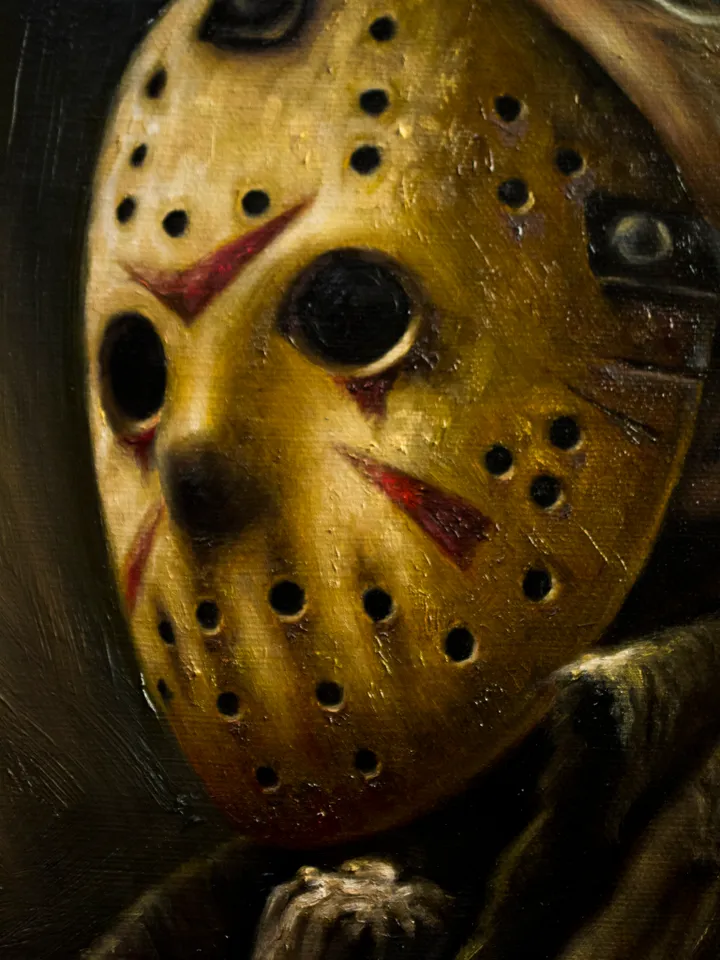 Original oil painting Jason Voorhees