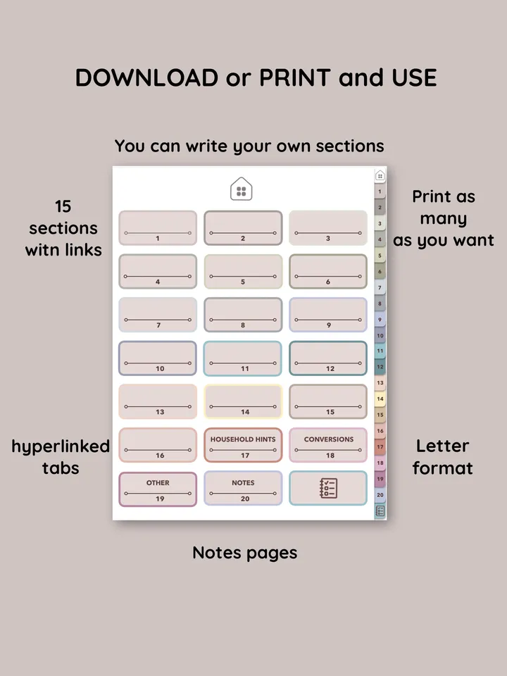 Customisable cook book. Digital Recipe Book. Recipe Journal. Personalized Cookbook. Recipe planner. Recipe Book Template