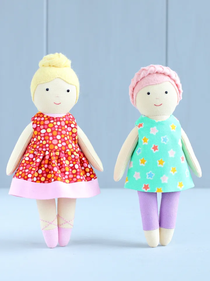4 PDF Summer Wardrobe for 16 cm (6″) Mini Dolls Sewing Patterns