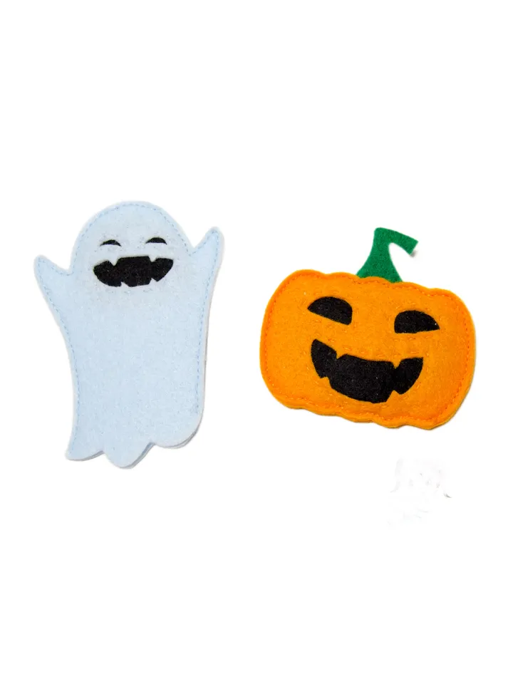 Halloween finger puppets, Pattern and Tutorial, PDF and SVG