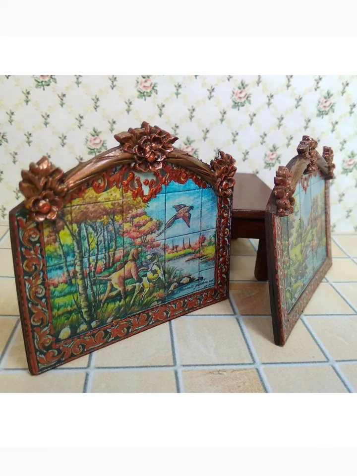 Panel for a dollhouse. Dollhouse.1:12 scale.